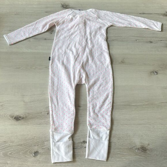 Bonds‎ poodlette zip wonderssuit pink polkadot size 18 to 24 MONTHS NWT - Picture 4 of 4